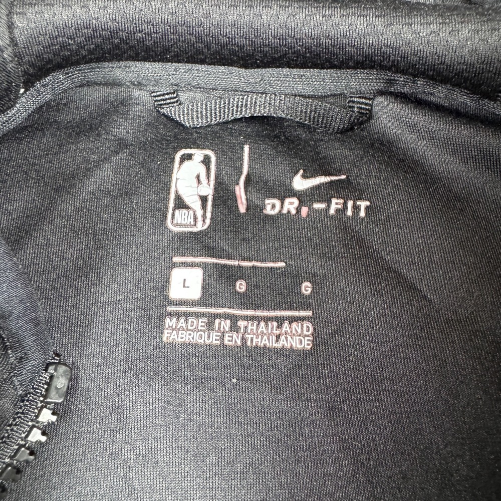 Brooklyn Nets Nike Black Showtime Performance Full-Zip Hoodie Men's Size Large - Picture 5 of 9